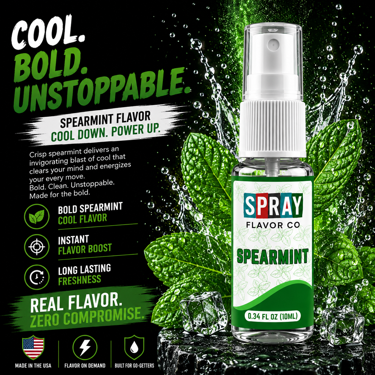 Spearmint- Crisp. Classic.