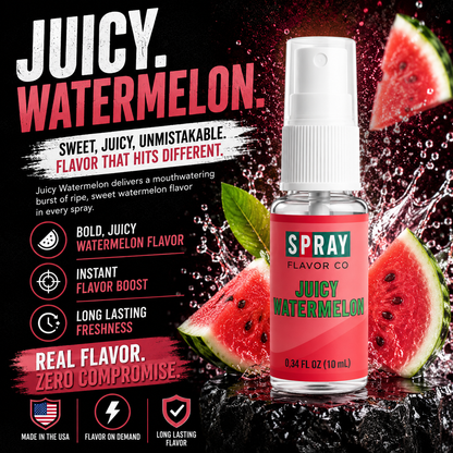 JUICY WATERMELON – Summer sweetness, any time flavor spray