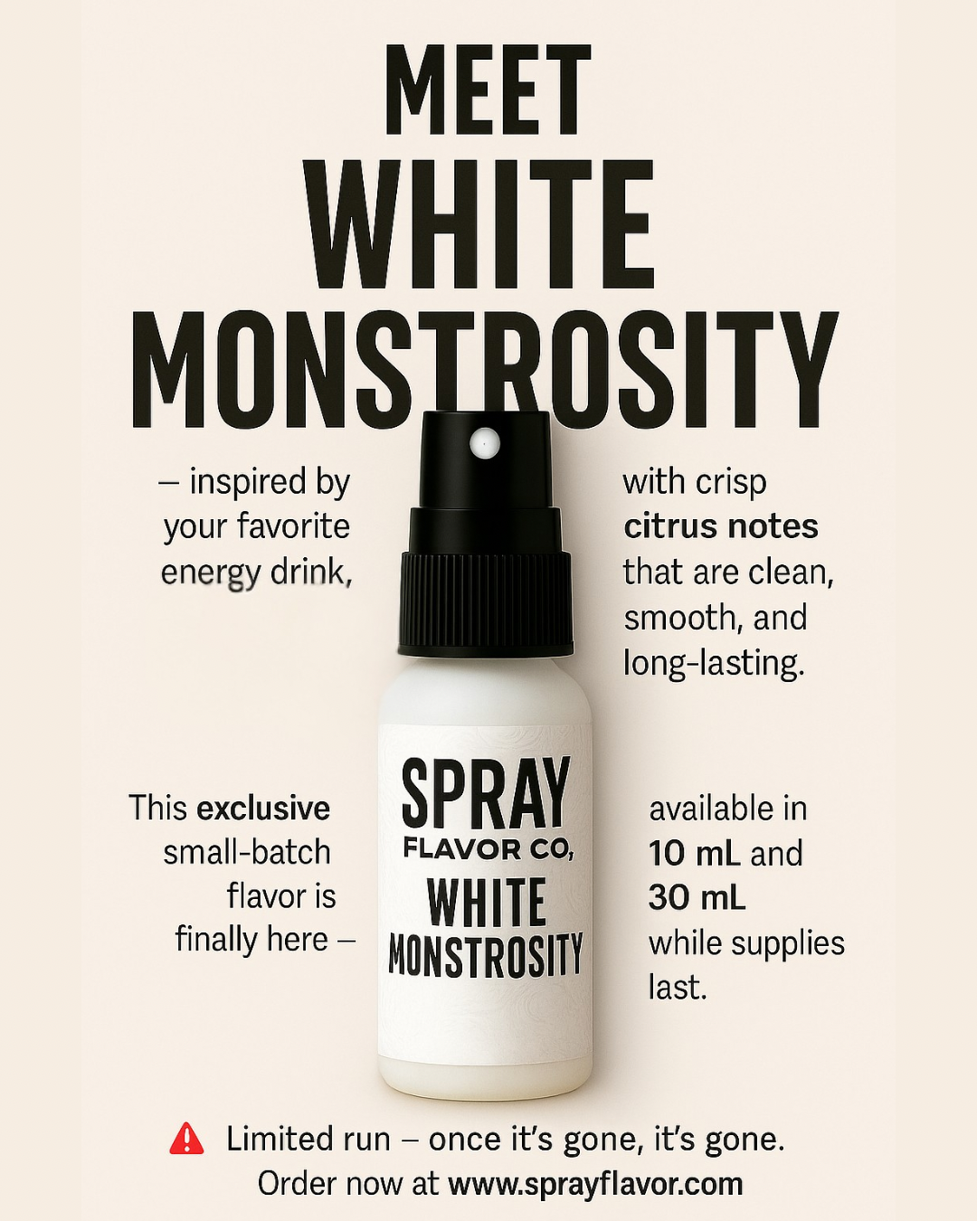 WHITE MONSTROSITY - Limited Edition Small Batch