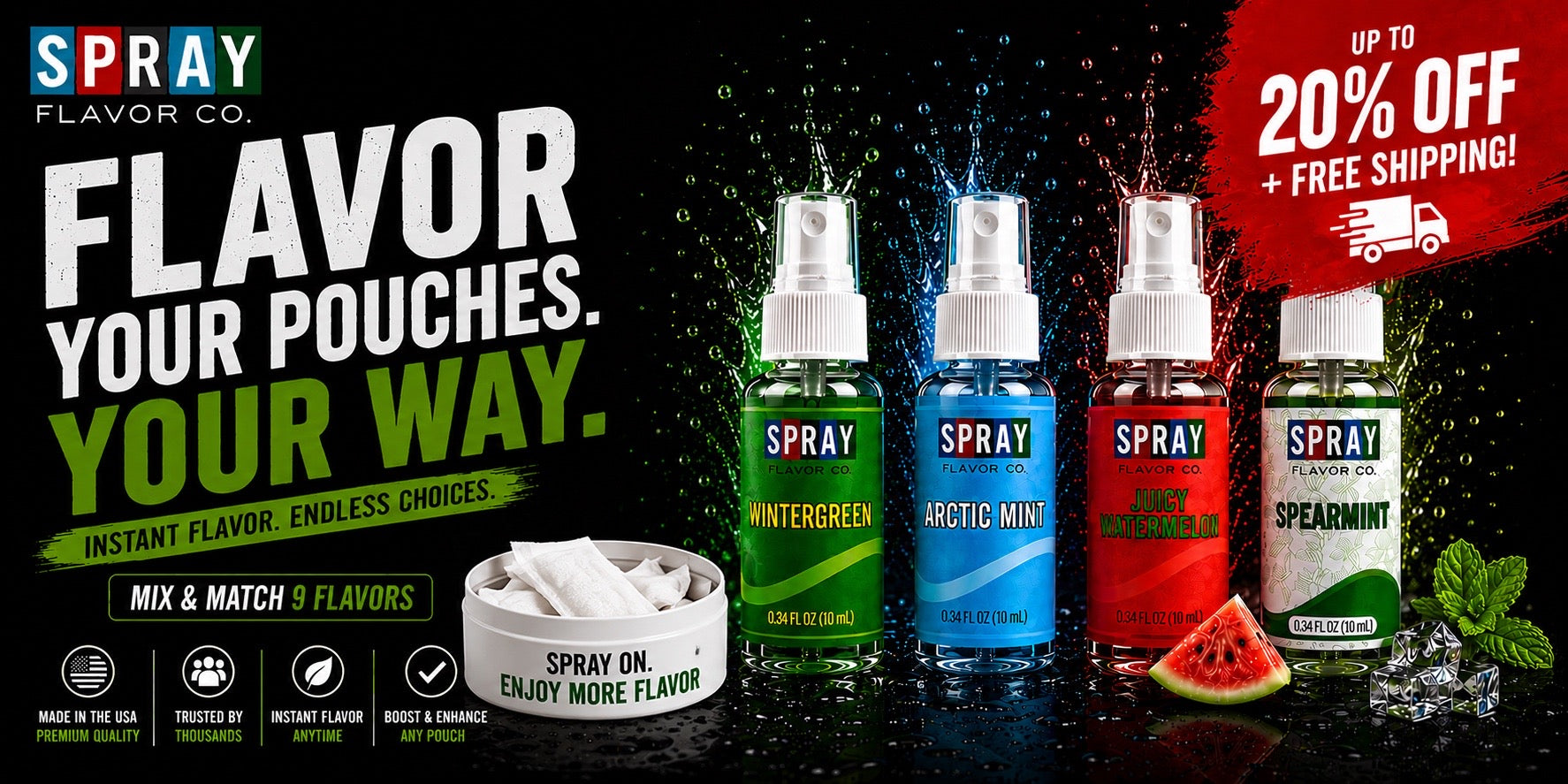 tobacco flavoring spray amazon Tasty Puff Power Plant Pomegranate Drops (0.25 Oz) & 1 Pack 1 1/4 Rolling Papers this spray captures the feeling of stepping straigh Spray Flavors